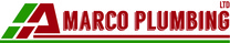 A Marco Plumbing Ltd. logo 